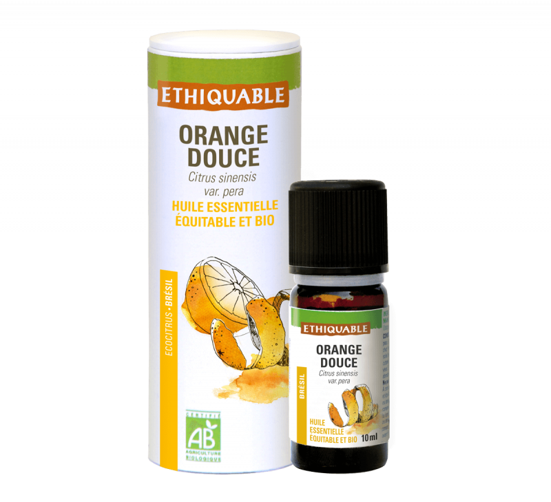 Huile Essentielle Orange Douce 100% Pure - 30ml, Flacon Verre Ambré Avec Codigouttes, Neuve
