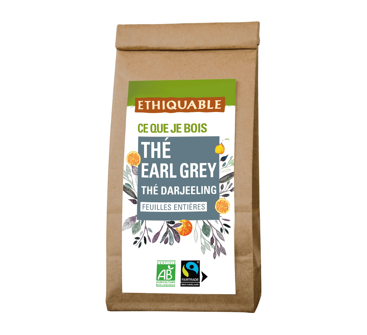 Thé Earl Grey bio d'Inde en vrac issu du Commerce Equitable I Ethiquable