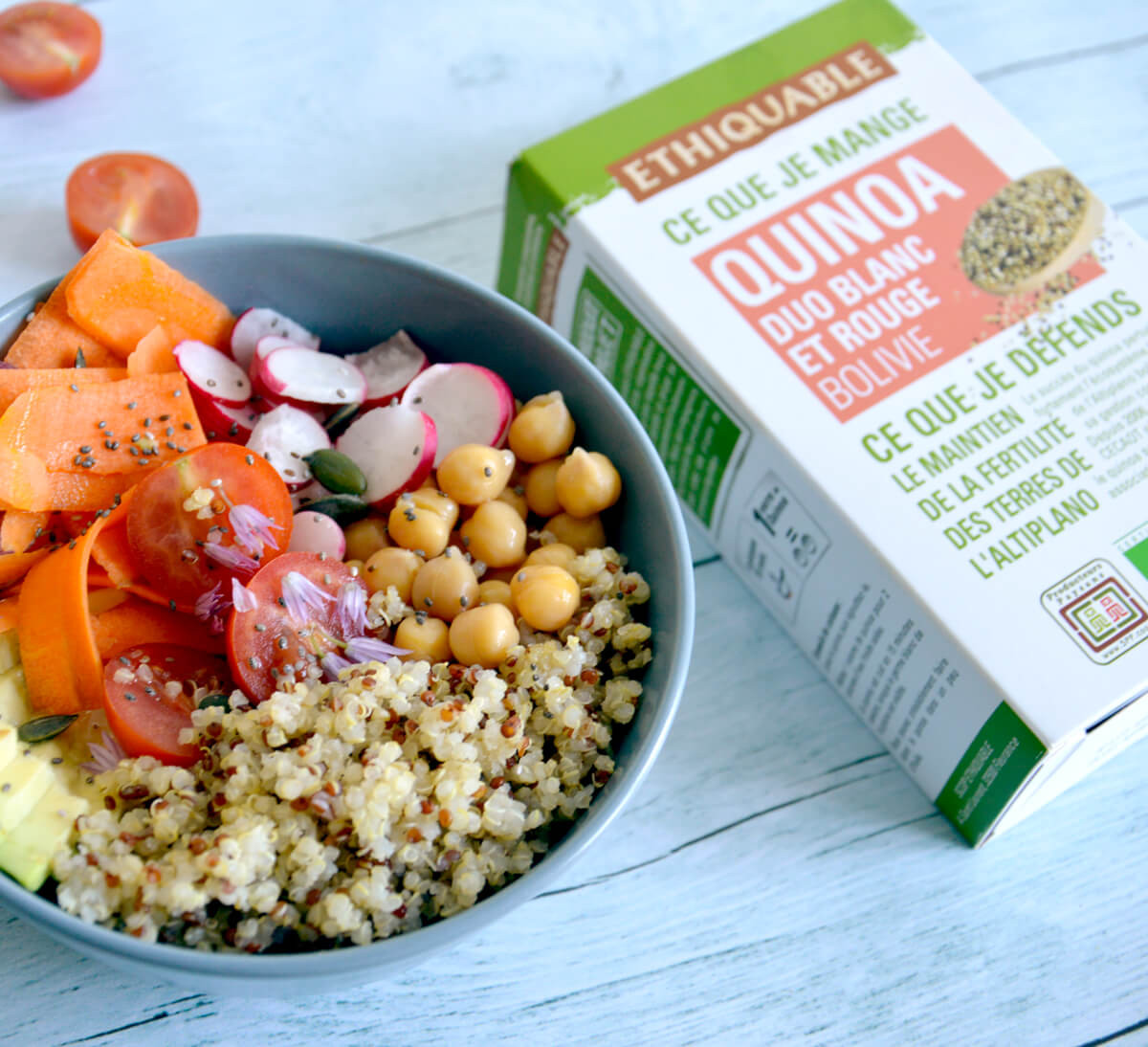 Duo de quinoa rouge et blanc bio - Markal