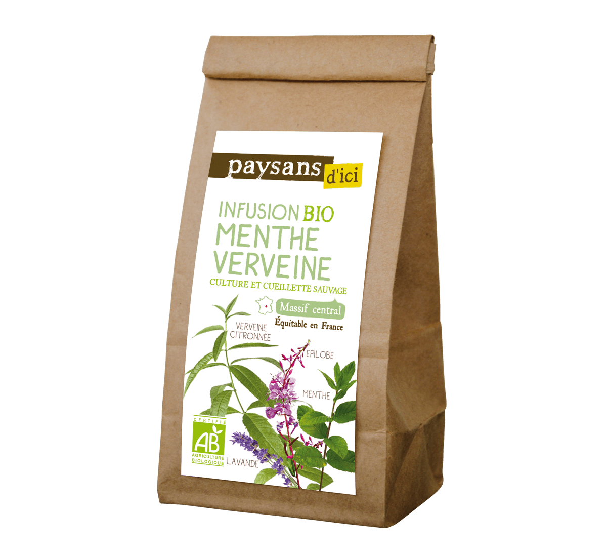 Tisane verveine menthe BIO, 36g