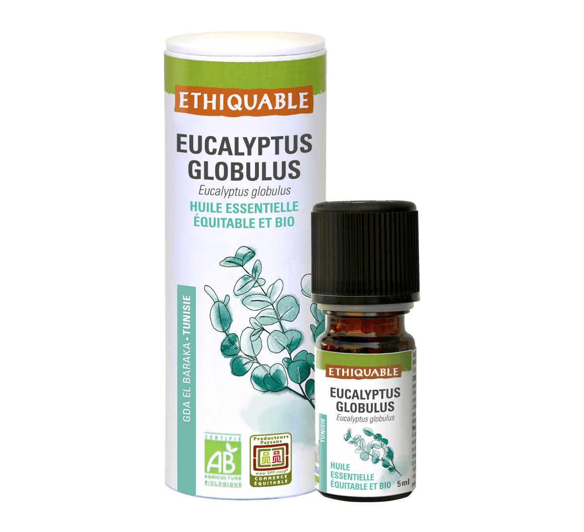Ethiquable - Huile essentielle d'Eucalyptus Globulus bio issue du commerce équitable