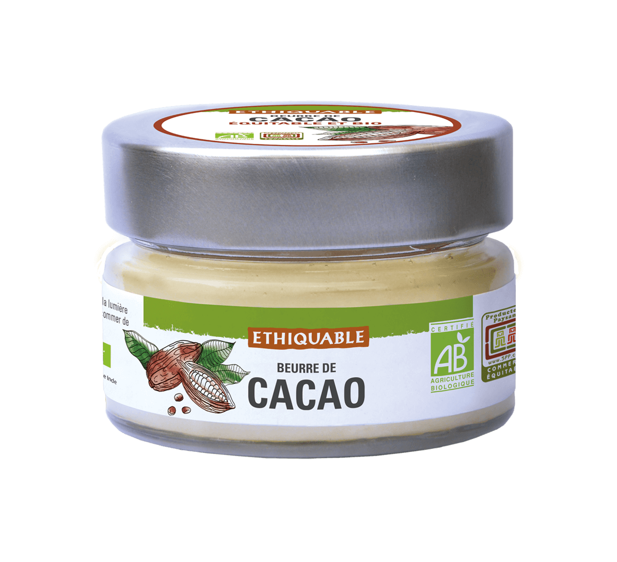 Beurre de Cacao 100g - 100% Pur et Naturel - Non Raffiné