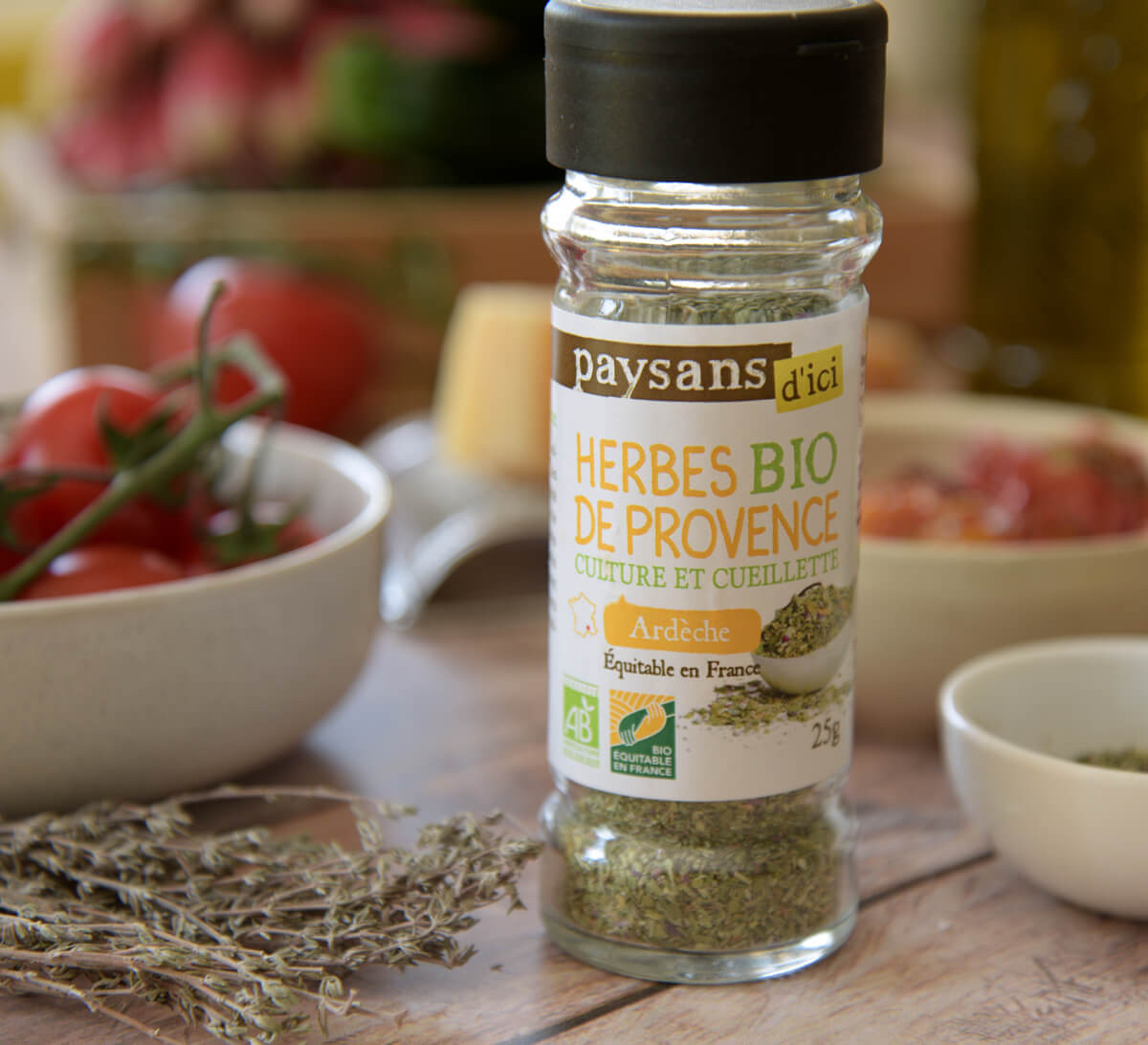 Herbes de Provence française bio issues du Commerce Equitable - Paysans d'Ici