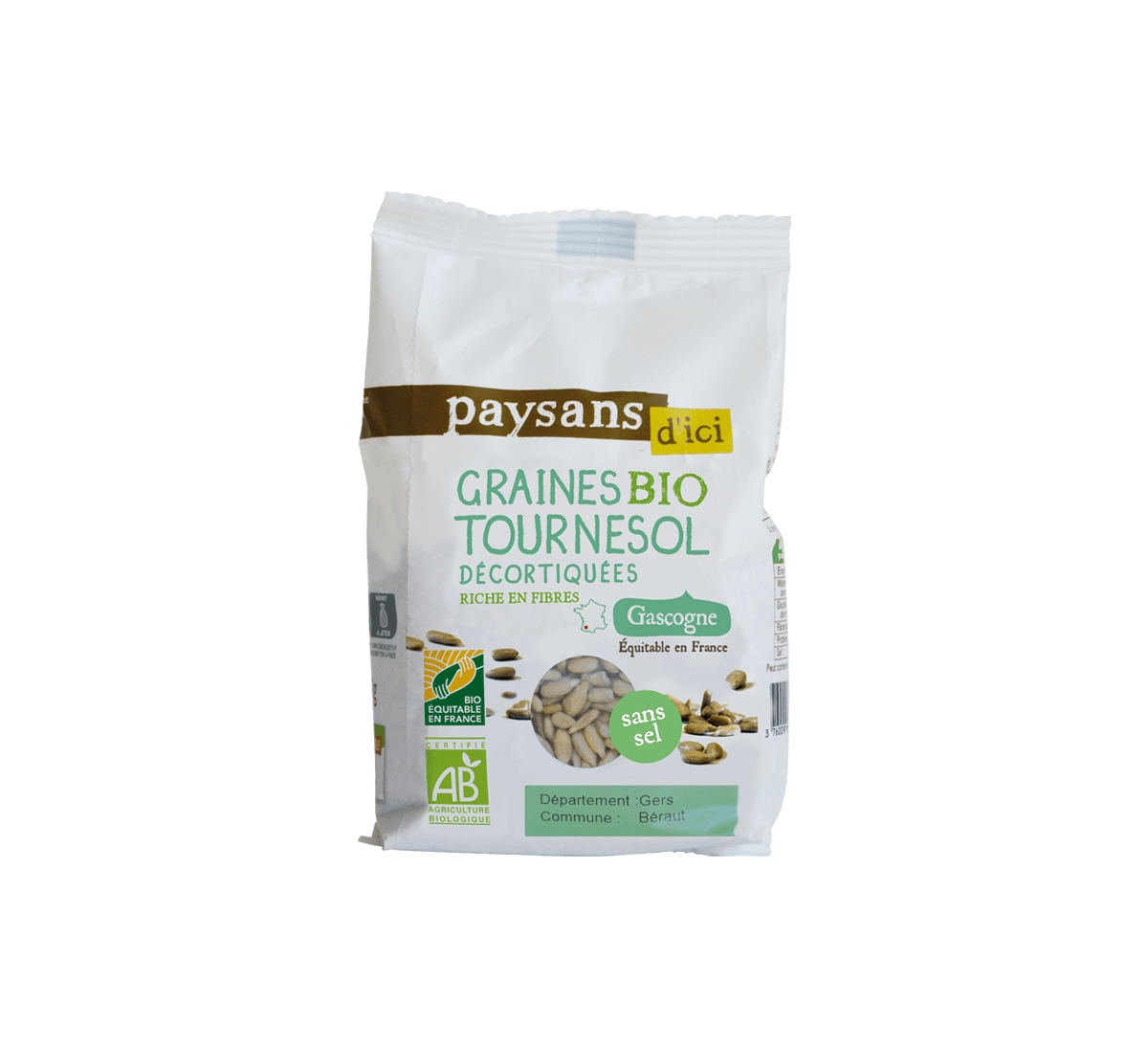 Graines de tournesol décortiquées - 100 gr - Bio