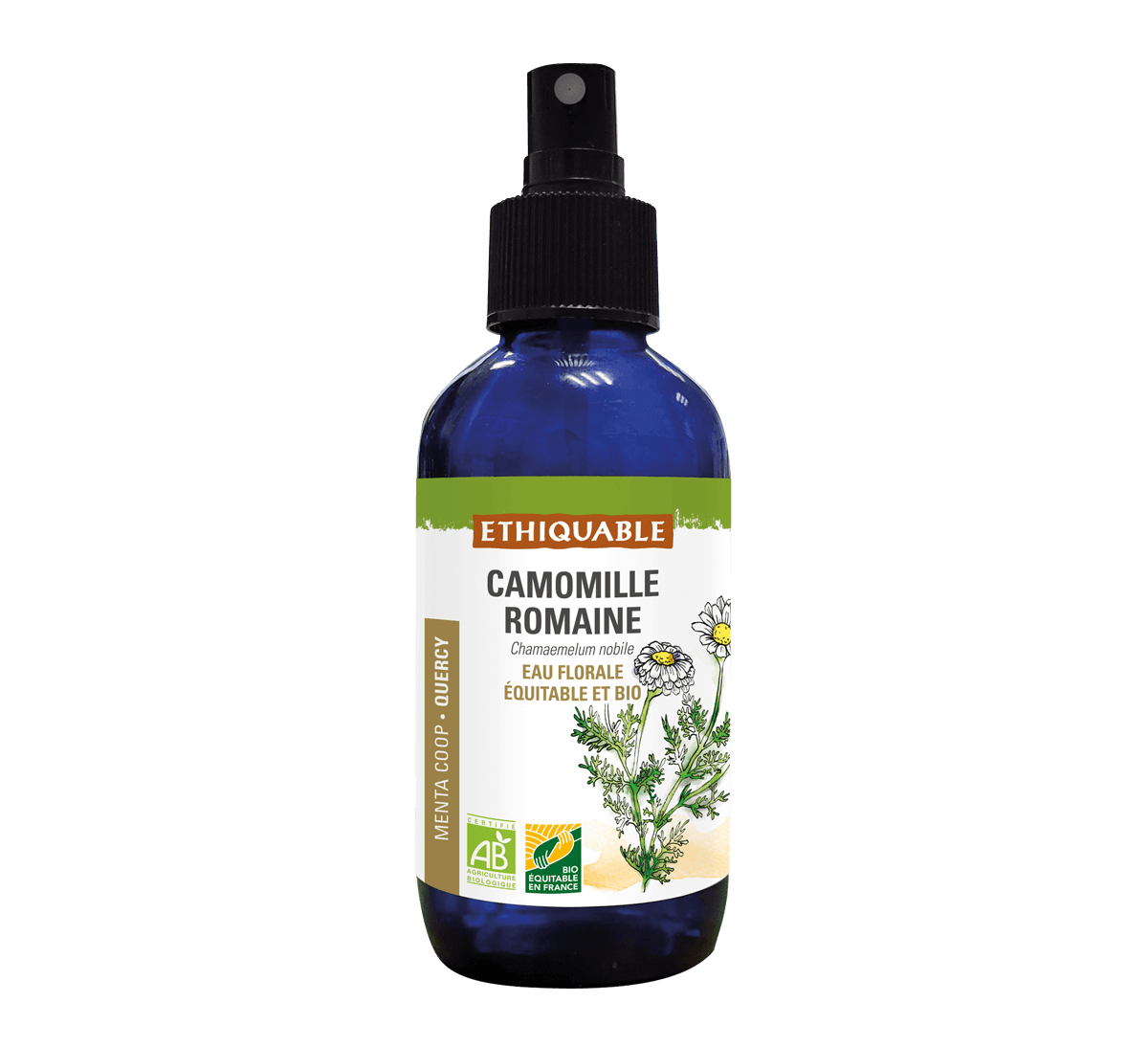 Ethiquable - Eau florale de camomille romaine bio française issu du Commerce Equitable