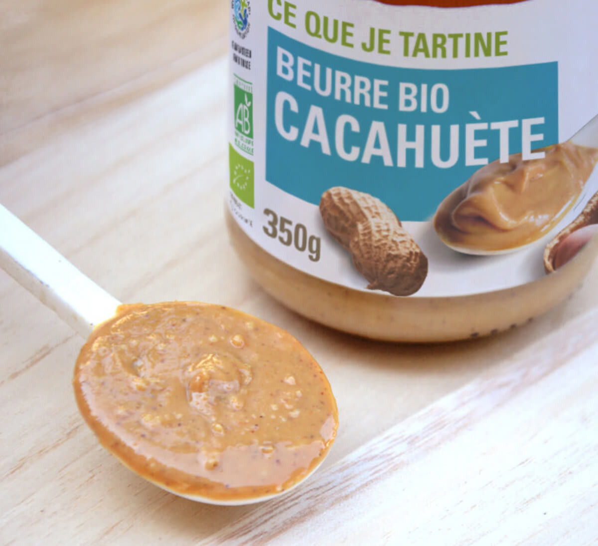 Bio beurre de cacahuète, 350g de Jean Hervé chez vous !