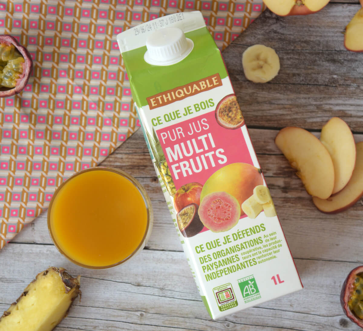 Ethiquable - Pur jus multifruits bio issu du commerce équitable