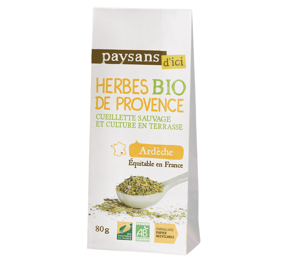 Herbes de Provence française bio issues du Commerce Equitable - Paysans d'Ici