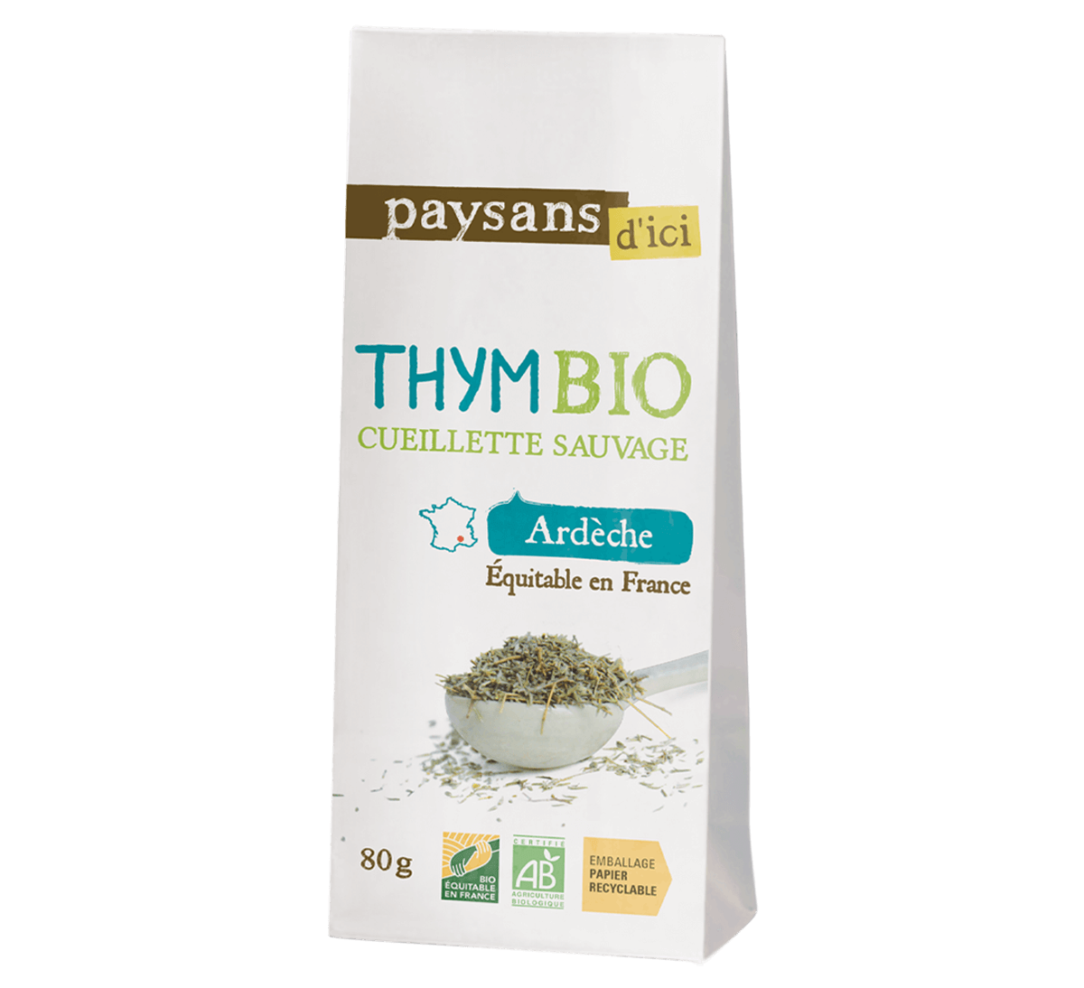 Thym bio, Produit bio