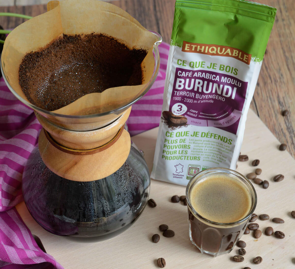 Ethiquable - Café arabica bio et équitable du Burundi