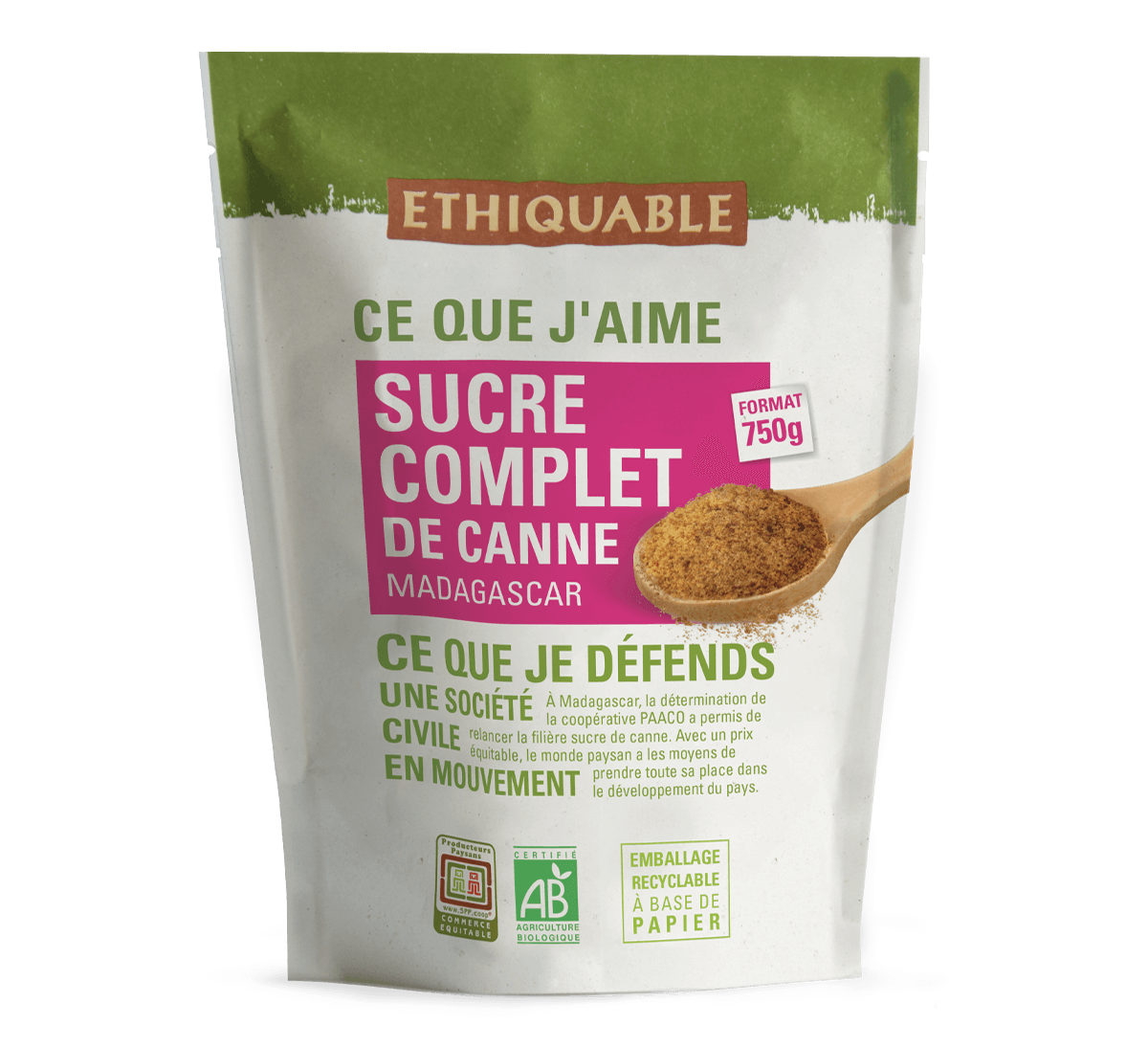 Sucre de canne Morceaux BIO 200g - DuLocalDansMonBocal