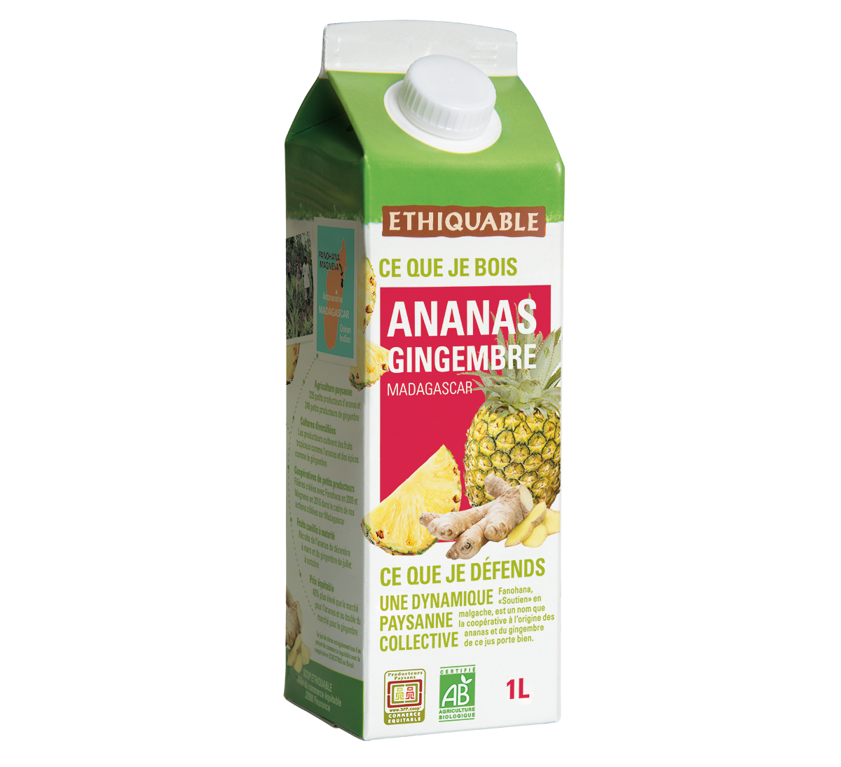 Jus d'ananas pur jus CARREFOUR EXTRA : la bouteille de 1L à Prix Carrefour