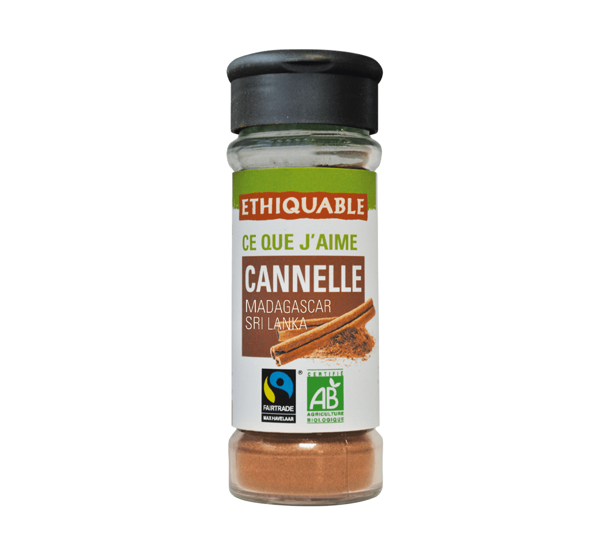 Ethiquable - Cannelle en poudre bio épice issue du commerce équitable