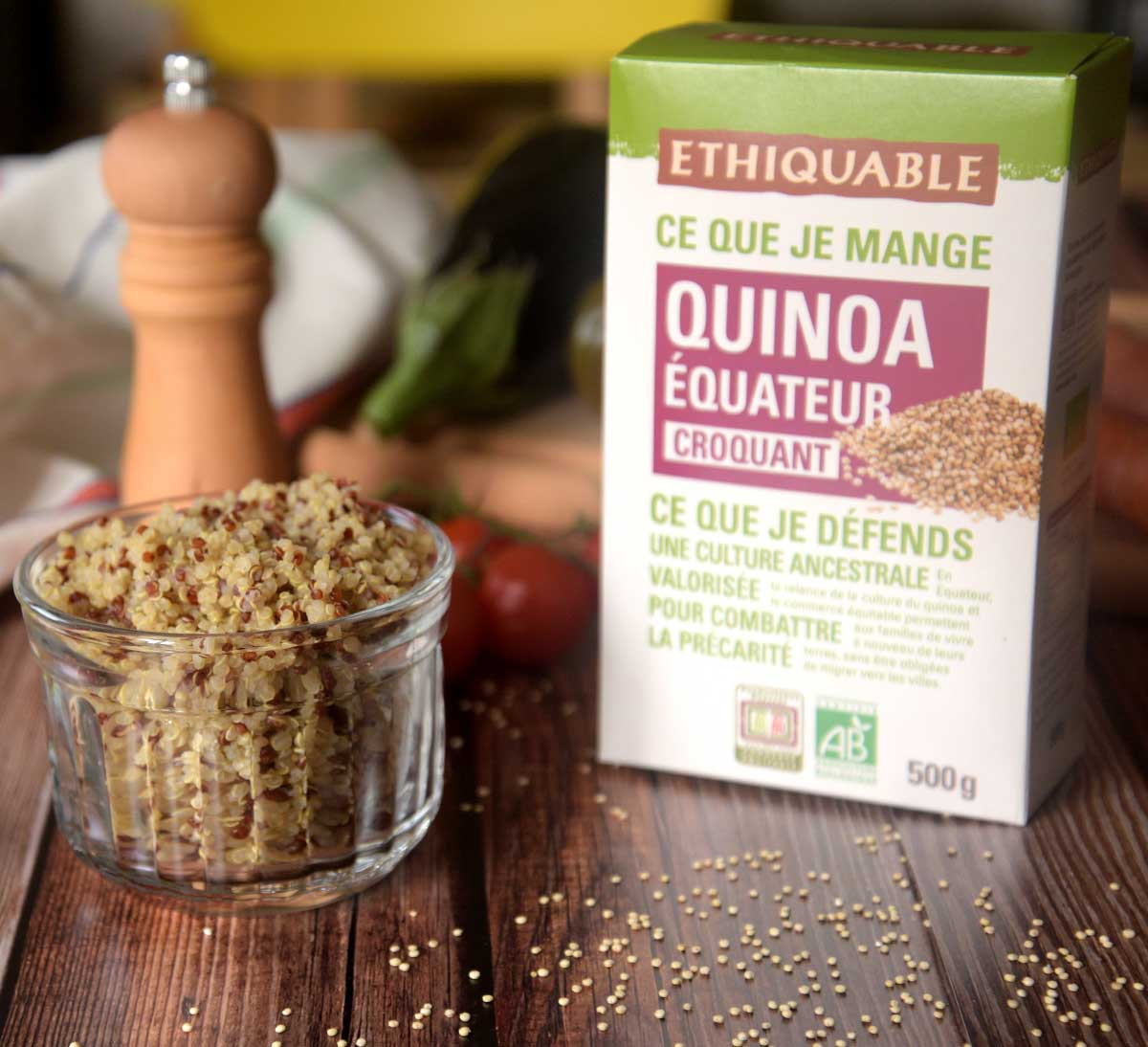 Ethiquable Quinoa bio issu du commerce équitable en Equateur Ethiquable Quinoa bio issu du commerce équitable en Equateur