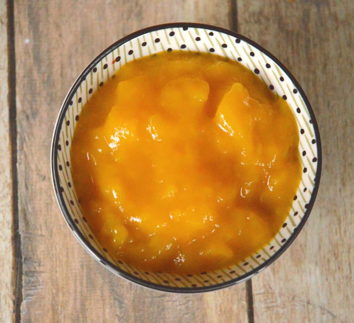 texture de purée de mangue avec morceaux équitable et bio au Pérou ethiquable texture de purée de mangue avec morceaux équitable et bio au Pérou ethiquable