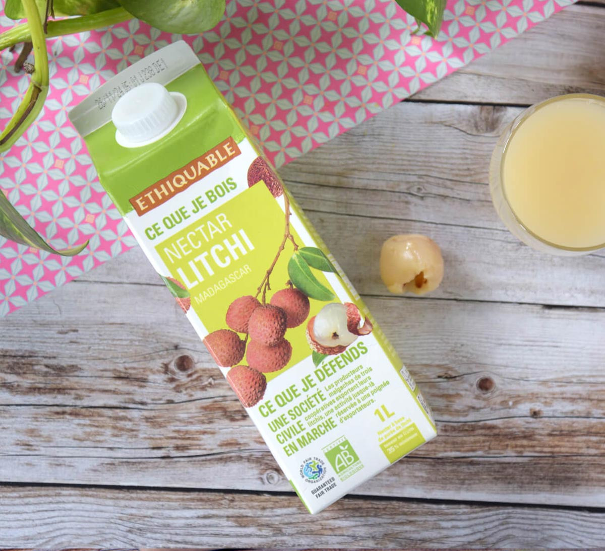 nectar litchi de Madagascar bio et issus du Commerce équitable Ethiquable