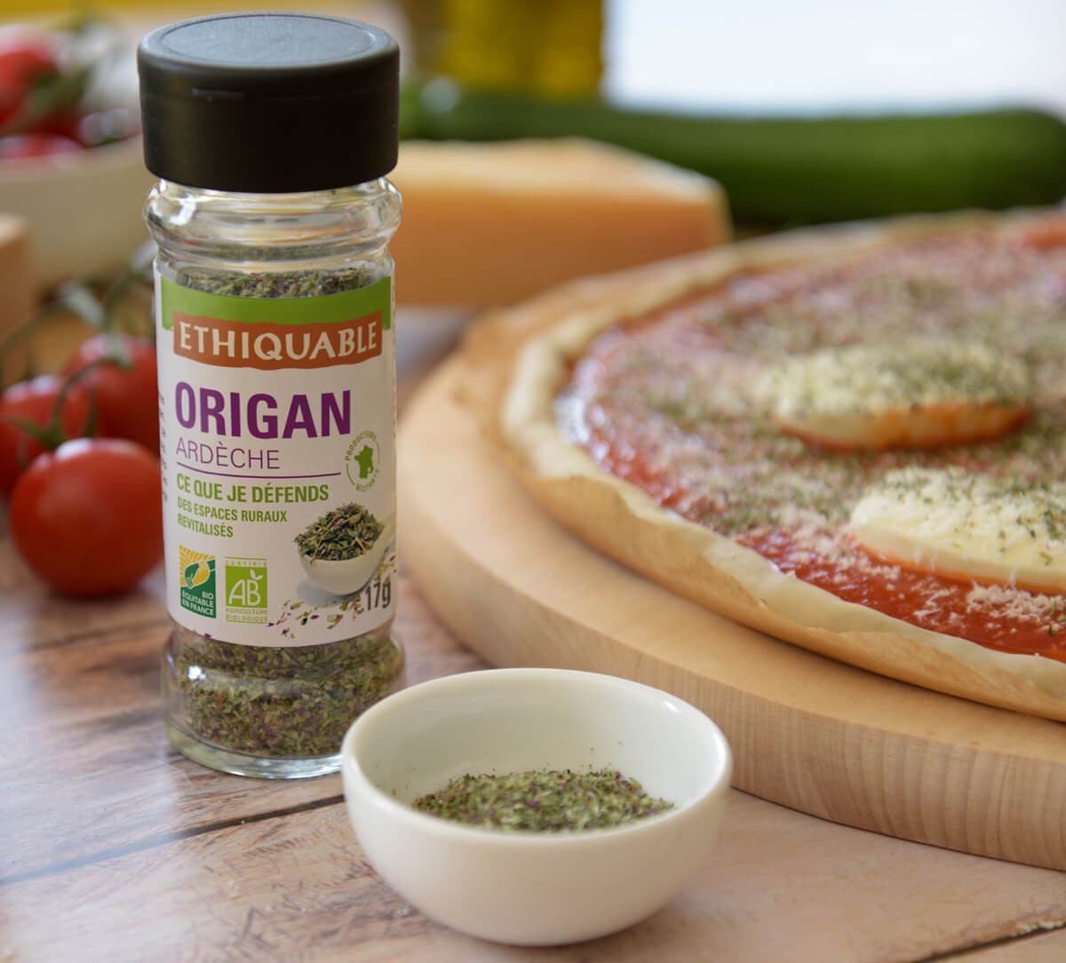 Flacon d'origan français d'Ardèche, bio et équitable