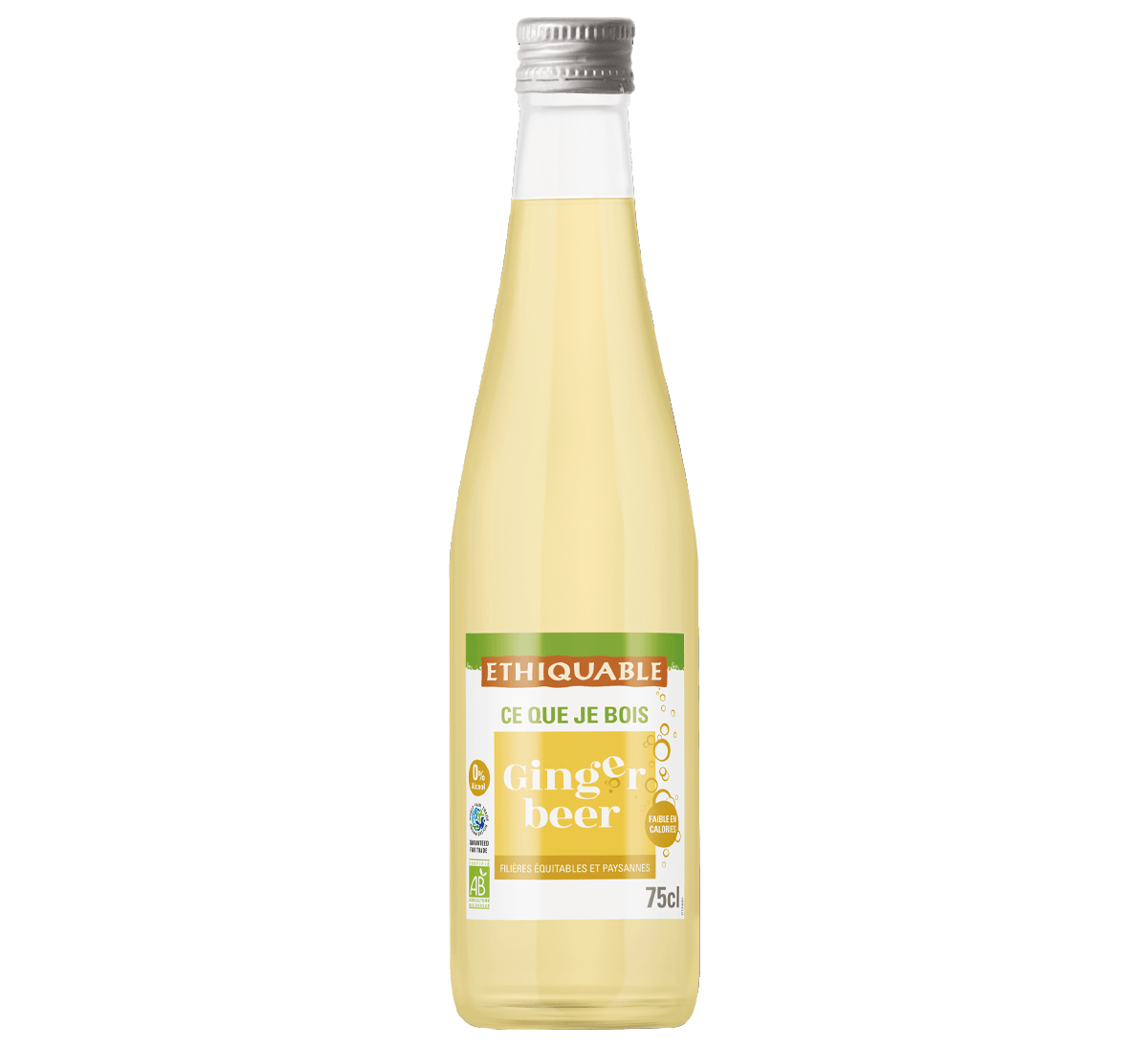 Boisson pétillante Ginger Beer bio fines bulles issue du commerce équitable à Madagascar, sans alcool