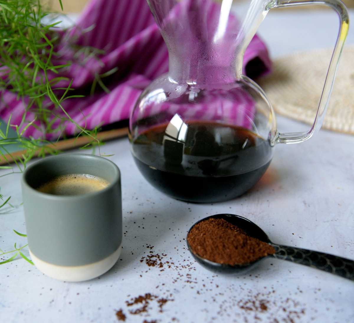 Tasse d'arabica du Burundi bio et équitable en café filtre