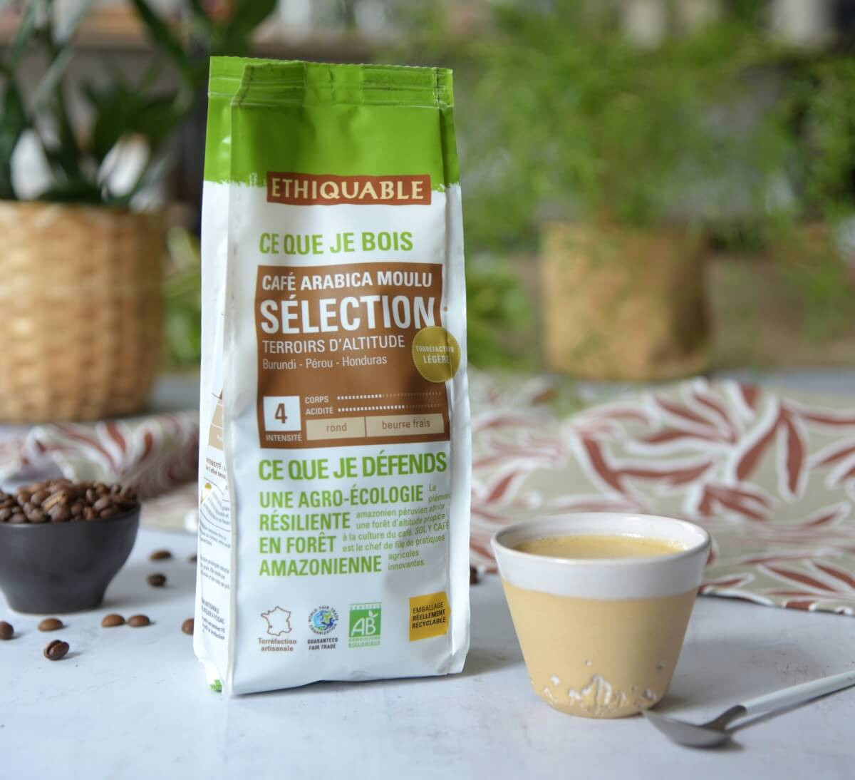 Paquet de café Sélection Altitude bio et équitable