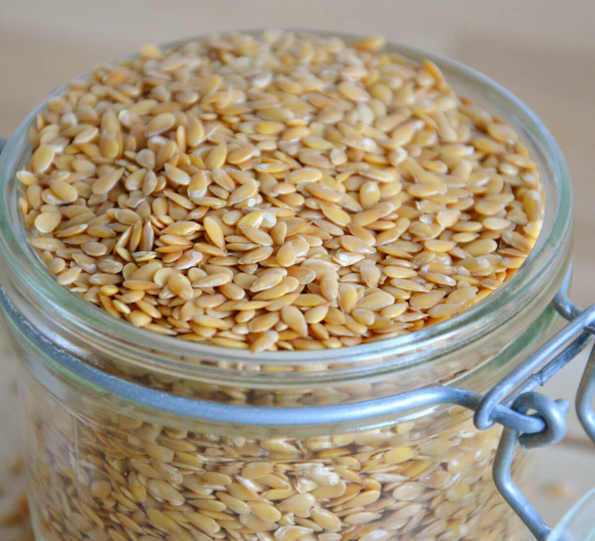 Pot de graines de lin doré de Gascogne bio et équitables