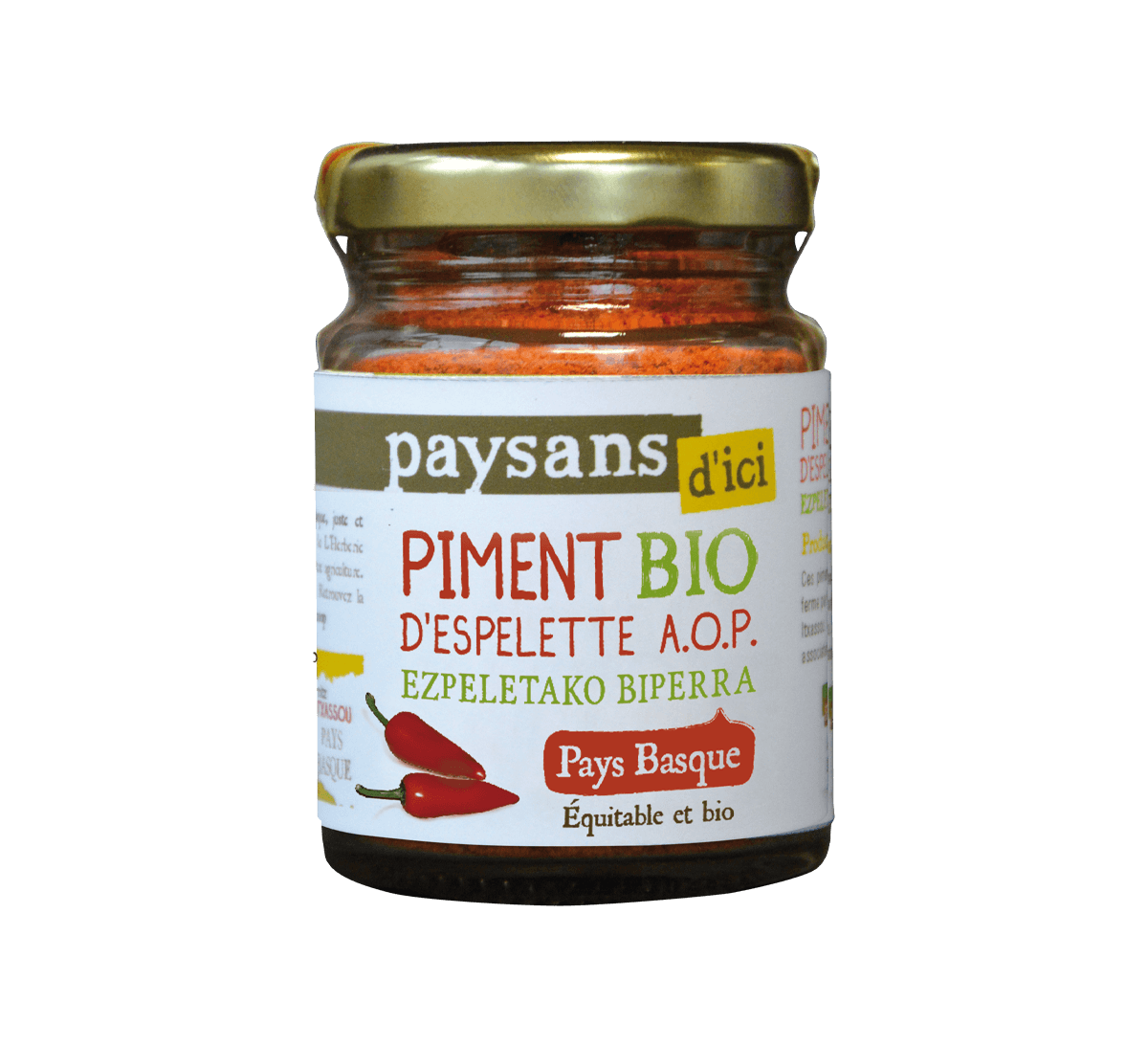 Piment d'Espelette (épices, huiles et condiments)