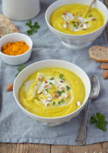 Vélouté panais chou fleur au curcuma équitable