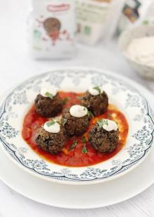 Boulettes de lentille à la crème de cajou