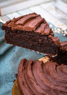 Gâteau tout choco bio et sa ganache fondante