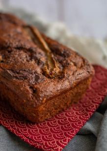 Banana bread au chocolat équitable